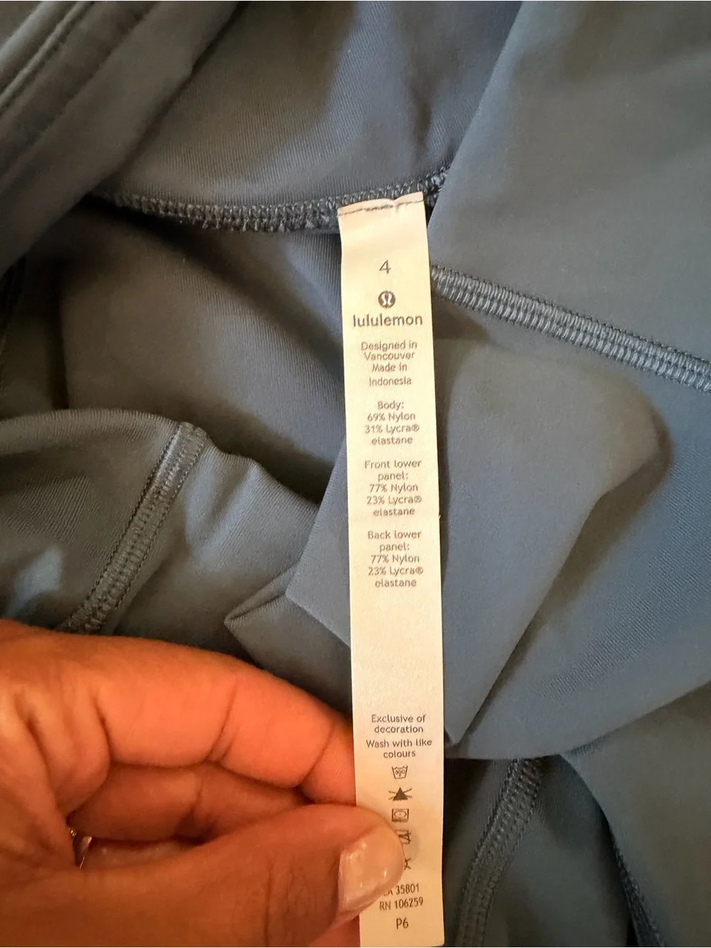 Lululemon All The Right Places Crop teal size 4